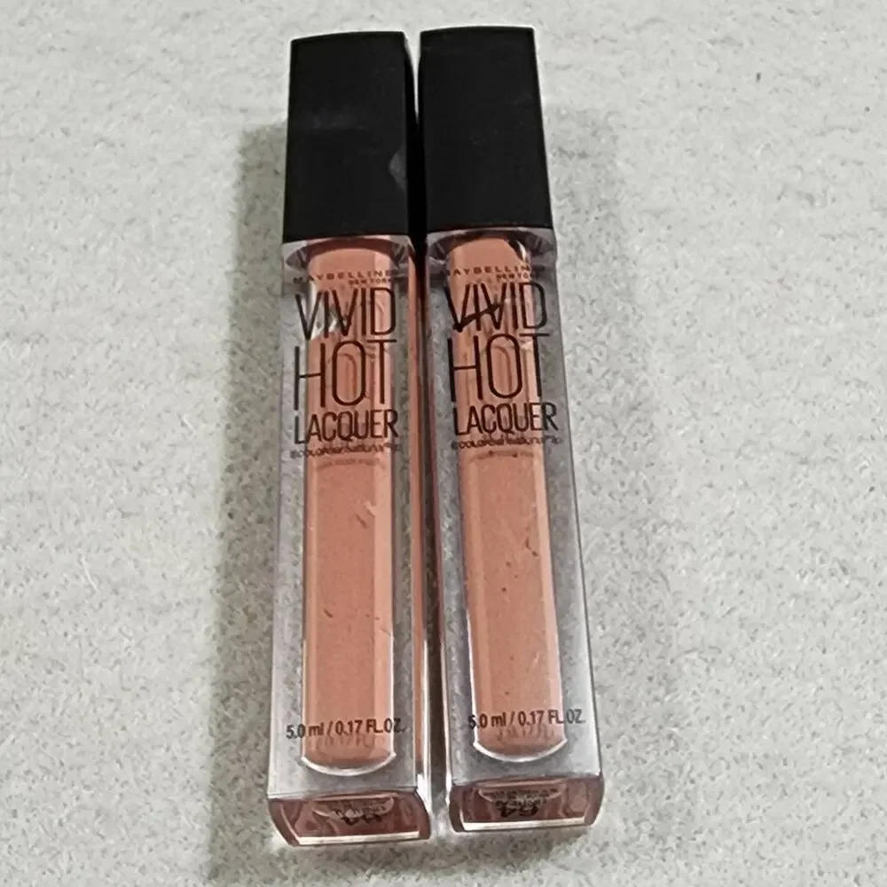 Vivid Hot Lacquer 64 UNREAL x2pk  ColorSensational Lip Maybelline New York NEW